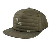 Blackskies® Raider Vol. II Cappello Snapback Verde Oliva Unisex Cappello da Baseball Destroyed Quilted Style