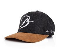 Blackskies Script Baseball cap | Unisex Luxury Premium Snapback Hat Cappello Flanella Visiera in camoscio Sintetico Suede Charcoal Uomo Donna cap - Basecap Streetwear Outdoor