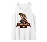 Blacksmith Legend Bladesmith Forge per la Lavorazione dei Metalli Canotta