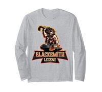 Blacksmith Legend Bladesmith Forge per la Lavorazione dei Metalli Maglia a Manica