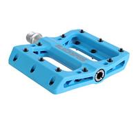 Coppia pedali Nylotrax BLU per BICI enduro/freeride corpo in nylon 110x105mm pi