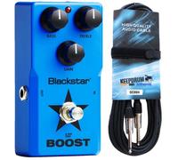 Blackstar - Pedale effetto LT-Boost per chitarra elettrica + cavo jack Keepdrum 6 m