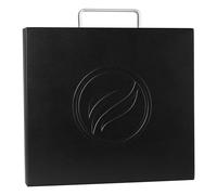 Blackstone 5701 - Piastra da tavolo con copertura rigida, 43 cm, verniciata a polvere, colore: Nero