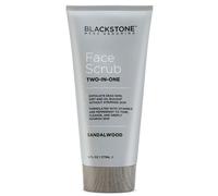 Blackstone maschile per la toeletta da 2 in 1 scrub e gel di rasatura con vitamina E & Peppermint-Cleanse & Exfoliate | Idrata la pelle dopo la rasat