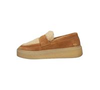 BLACKSTONE Slipper 'Enjar Katta EL416' beige / cognac Donna BLACKSTONE 36 beige / cognac