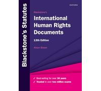 Alison Bisset Blackstone's International Human Rights Documents (Tascabile)