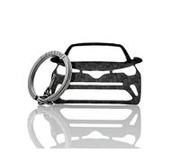 BlackStuff Portachiavi in Fibra di Carbonio Nero Compatibile con C-HR 2016+ BS-932