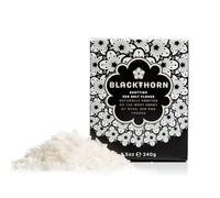 Blackthorn Fiocchi di Sale Marino Scozzese - Sale marino artigianale, essiccato su rami di prugnolo, non raffinato, raccolto a mano, ideale per cucinare e servire (240 g)