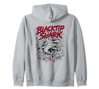 Blacktip Shark Hello Sharky Attaccando Oceano Felpa con Cappuccio