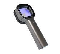 BLACKTK Analizzatore della pelle della lampada in legno senza fili, luce della lampada dell'analizzatore portatile del salone di bellezza del viso, funzionamento a una chiave, alimentato a batteria