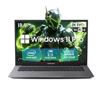 Blackview Acebook 10 16 GB 512 GB SSD Windows 11 Pro Intel N150 Graphics Intel Schermo da 18,5" Wi-Fi 6 Grigio