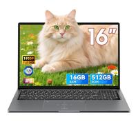 Blackview Acebook 12 PC Portatile 16'' HD, 16GB RAM 512GB ROM SSD/2TB (fino a 3.5GHz), Win11 Pro Notebook, Core i5 Laptop, WiFi 5G a doppia banda, Altoparlanti 3D doppi, TUV/HDMI/QWERTY English