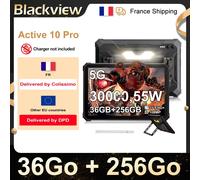 Blackview Active 10 Pro [Senza caricatore UE] Tablet Resistente 36GB + 256GB 11.0" 30000mAh PC 108MP Doppia SIM 5G Black