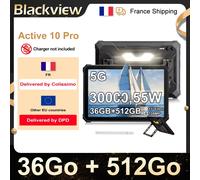 Blackview Active 10 Pro [Senza Caricatore UE] Tablet Robusto 36GB + 512GB 11.0" 30000mAh PC 108MP Dual SIM 5G Orange