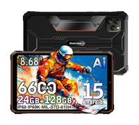 Blackview Active 5 Android 15 Rugged Tablet 8 inch, 24GB+128GB/2TB Tablet in Offerta, Altoparlanti 2W*2, 6600mAh Rugged Smartphone, Dual SIM,4G LTE,5G WIFI,GPS,OTG,NFC,IP68/69K Robusto Tablets