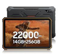 Blackview Active 8 Rugged Tablet, Batteria 22000mAh, 10.36'' 2.4K Display Android 13 IP68 Tablet,12GB+128GB(1TB Extend),Dual SIM 4G,13MP+18MP Fotocamera,Quad Stereo Altoparlante,NFC GPS Arancione