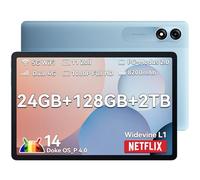 Blackview Android 14 Tablet 11 pollici, Tab90 Gaming Tablet 4G LTE+5G WLAN 24GB (8+16) RAM 128GB ROM (2TB TF) 8200mAh 5MP + 13MP Unisoc Octa-Core, Face ID/GMS/GPS/3.5MM jack per cuffie/BT5/Widevine L3