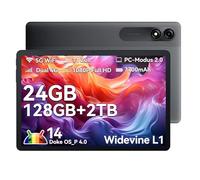 Blackview Android 14 Tablet 11 pollici, Tab90 Gaming Tablet 4G LTE+5G WLAN 24GB (8+16) RAM 128GB ROM (2TB TF) 8200mAh 5MP + 13MP Unisoc Octa-Core, Face ID/GMS/GPS/3.5MM jack per cuffie/BT5/Widevine L2