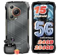 Blackview BL7000 AI 5G Rugged Smartphone Android 15 Telefono Indistruttibile, 24(8+16)GB, 256GB+2TB TF, 6,78" 120Hz, 50MP+32MP+20MP Visione Notturna, Fingerprint/Dual SIM/NFC/GPS/IP68/2 Anni Garanzia