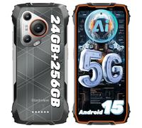Blackview BL7000 Rugged Smartphone 5G, 24GB+256GB Telefono Indistruttibile, Android 15 Celluare Antiurto, 6.78" FHD+120Hz, 32MP+50MP+20MP Visione Notturna, Impermeabile IP68 Dual SIM/Face ID/NFC/GPS