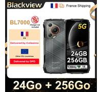 BLACKVIEW BL7000 Smartphone AI robusto [senza caricatore UE] 5G Android 15 24(8 + 16)Go + 256Go "6,78Hz mAh 33W NFC