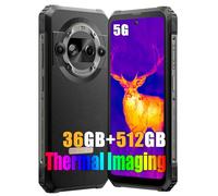Blackview BL9000 PRO 5G Rugged Smartphone, 36GB+512GB Dimensity 8020 Android 14 Telefono Robusto, Termocamera+50MP, 8800mAh, 6.78" FHD+ 2.4K Cellulari Resistente IP68, 4G&5G,NFC,OTG,GPS, Nero