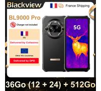 Blackview BL9000 Pro [Senza caricatore UE] 36GB (12 + 24) 512GB 6,78 pollici 5G 2.4k FHD FLIR 8800mAh 120W Android 14 NFC Black
