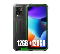 Blackview BV4800 Pro 12Go+128Go Telephone Portable Incassable 2024, Android 14 Téléphone Débloqué, 5180mAh, 13MP+5MP, 6.56" HD+ Smartphone Incassable Etanche, Dual 4G LTE,GPS,NFC,OTG,FM, Vert