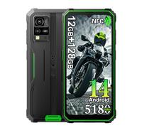 Blackview BV4800 Pro 2025 Rugged Smartphone 4G, 12GB+128GB Cellulare Robusto, 5180mAh Telefono Indistruttibile, 13MP+8MP, 6.56" HD+ Cellulari Resistente IP68,NFC,OTG,GPS,2 Anni Garanzia, Verde