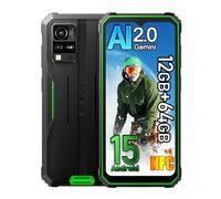 Blackview BV4800 SE Rugged Smartphone Android 15, 12GB+64GB/2TB Espansione, 5100mAh Telefono Robusto, 16MP Gemini AI Camera, 6.56" HD+ 90Hz, 4G LTE Cellulari Resistente IP68, NFC,OTG,GPS,FM, Verde