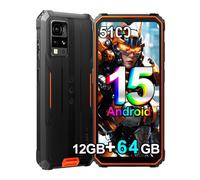 Blackview BV4800 SE Smartphone Rugged(2025) 12GB+64GB/1TB TF Cellulari, 6,56" HD+,16MP+8MP/Face ID/Vetro Corning/OTG/GPS/IP68 IP69K/FM/4G Dual SIM Telefono Indistruttibile (Aranca)