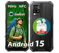 Blackview BV4800SE Android 15 Rugged Smartphone 2025, 12GB+64GB/2TB TF Octa Core, 90Hz 6.56" Schermo, 285g&13.5mm, Telefono Indistruttibile Cellulare Robusto, 16MP Gemini AI, NFC/Dual 4G/IP68/IP69K