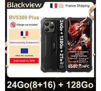 Blackview BV5300 Plus (NFC) [Senza caricatore UE] Android 13 6,1" 24GB(8+16)+128GB/SD 2TB 6580mAh 13MP IP68 Dual SIM Black