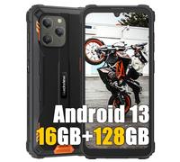 Blackview BV5300Plus Android 13 Rugged Smartphone 2024, 16GB+128GB+1TB Espandibile Telefono Cellulari Resistente IP68, 13MP+5MP, 6,1" HD+ 6580mAh Dual 4G LTE Cellulare Offerta, OTG, GPS, FM, Arancia