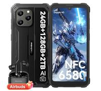 Blackview BV5300Plus Rugged Smartphone 2025, 24GB+128GB/1TB Espandibile/Octa-core, Telefono Indistruttibile Cellulare Robusto, 6580mAh, 6.1" HD+ 13MP+5MP, NFC/Face ID/OTG/GPS/Dual SIM 4G/IP68/IP69K