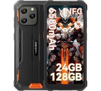 Blackview BV5300Plus Rugged Smartphone (24 GB + 128 GB) batteria 6580 mAh, 6.1" HD+, Telefono Indistruttibile Cellulare Robusto, 4G Dual SIM, NFC/IP69K/OTG/GPS/Face ID/modalità guanti