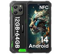 Blackview BV5300Pro Rugged Smartphone Android 14 Telefono Indistruttibile, 6580mAh, 12GB+64GB/1TB Espandibile, Cellulare Impermeabile IP68/IP69K HD+ 6,088", 13MP+8MP, NFC/Face ID/OTG/GPS/3 SIM Slots