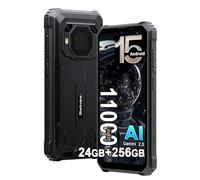 Blackview BV6200 Plus Rugged Smartphone (2025), 98dB Altoparlante, 11000mAh/18W,24GB+256GB/2TB Telefono Indistruttibile, Octa-core, 6.56" HD+ 90Hz, 16MP+13MP, Fingerprint/NFC/GPS (Nero)