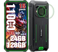Blackview BV6200 Plus Rugged Smartphone 2026, Batteria 11000mAh Telefono Indistruttibile 24GB+128GB/2TB TF, 6.56" HD+, 98dB Altoparlante, Fotocamera AI 16MP+13MP, Fingerprint/NFC/GPS/3 Anni Garanzia