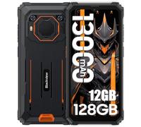 Blackview BV6200 Pro, 13000 mAh, telefono cellulare da esterno senza contratto, Android 14,18 GB + 128 GB, smartphone per esterni, impermeabile, altoparlante 98 DB, Helio P35 2,3 GHz, 6,56" HD+