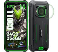 Blackview BV6200Plus Android 14 Rugged Smartphone, 11000mAh/18W, 98dB Altoparlante, 24(8+16)GB+256GB/2TB Telefono Indistruttibile, Octa-core, 6.56"HD+ 90Hz, Fingerprint/NFC/GPS/IP69K/2 Anni Garanzia