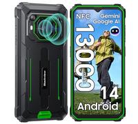 Blackview BV6200Pro 13000mAh Rugged Smartphone, Altoparlante 98DB Telefono Rugged, Android 14, 18GB+128GB /2TB, 6.56" HD+ Telefono Indistruttibile, 13MP/Dual 4G/ OTG/NFC/Fingerprint/Face ID