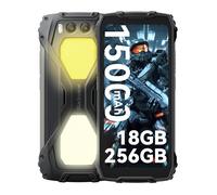 Blackview BV7300, telefono resistente con luce da campeggio da 800 lm, 18 GB+256 GB, batteria da 15000 mAh, IP68, nero