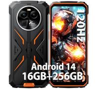 Blackview BV8100 Smartphone Rugged Android 14, Dual Torcia LED, 24GB+256GB/1TB Helio G99, 120Hz 6.5"FHD+, 8800mAh/45W, Telefono Indistruttibile Dual SIM, NFC/Fingerprint/OTG/GPS/Corning Gorilla