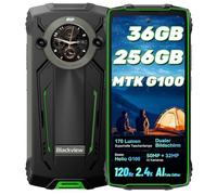 Blackview BV8200 Rugged Smartphone Android 14, 36GB+256GB, Helio G100 Octa Core, 8800mAh/33W, 6.5" 120Hz +1.3" Doppio Schrmo, 50MP+32MP Telefono Indistruttibile, Fingerprint/NFC/GPS/2 Anni Garanzia