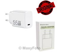 BLACKVIEW CARICABATTERIE CASA RICAMBIO ORIGINALE USB-C 55W FAST WHITE 7962B6A