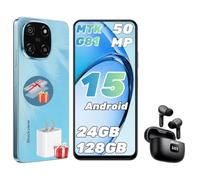 Blackview Color 6 Smartphone Android 15, 24(8+16) GB+128GB/2TB, Octa-Core, 6.67" 90 Hz, 50MP+13MP, Telefono 2025, 5000 mAh 18W, Cellulare Doppia SIM/OTG/Face ID/Fingerprint/Jack per Cuffie da 3,5 mm