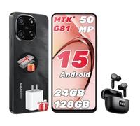 Blackview Color 6 Smartphone Android 15, 24(8+16) GB+128GB/2TB, Octa-Core, 6.67" 90 Hz, 50MP+13MP, Telefono 2025, 5000 mAh 18W, Cellulare Doppia SIM/OTG/Face ID/Fingerprint/Jack per Cuffie da 3,5 mm