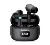 Blackview Cuffie Bluetooth, AirBuds 8 Auricolari Bluetooth 5.3,Cuffie Wireless Stereo Touch Sensor, Dual Noise Reduction Earbuds, 56Ore Di Riproduzione, Indicatore Di Alimentazione Led