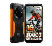 Blackview FORT 1 AI Rugged Smartphone,12GB+128GB/2TB,6.56''HD+90Hz 4G Android 15 Telefono Indistruttibile,Batteria 10000mAh,16MP+8MP AI Fotocamere Cellulare Antiurto, IP68/NFC/3 slot/OTG (Arancione)